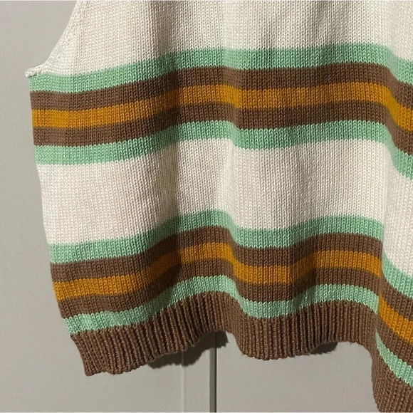 Knit Tank striped by NIKKAK slightly cropped boho tank - Picture 3 of 5